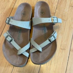 Vegan Birkenstock Mayari Faded Khaki 38